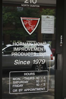 Hornak Home Improvement Arlington Heights.  Pair your logo with essential storefront information to get the most out of your advertising space for a low cost. 